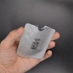 Security Foil for your credit card, contactless, silver color